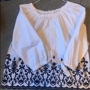 off the shoulder blouse